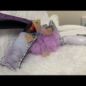 Bedazzled customized self defense keychain